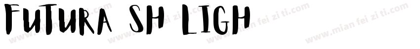 Futura SH Ligh字体转换